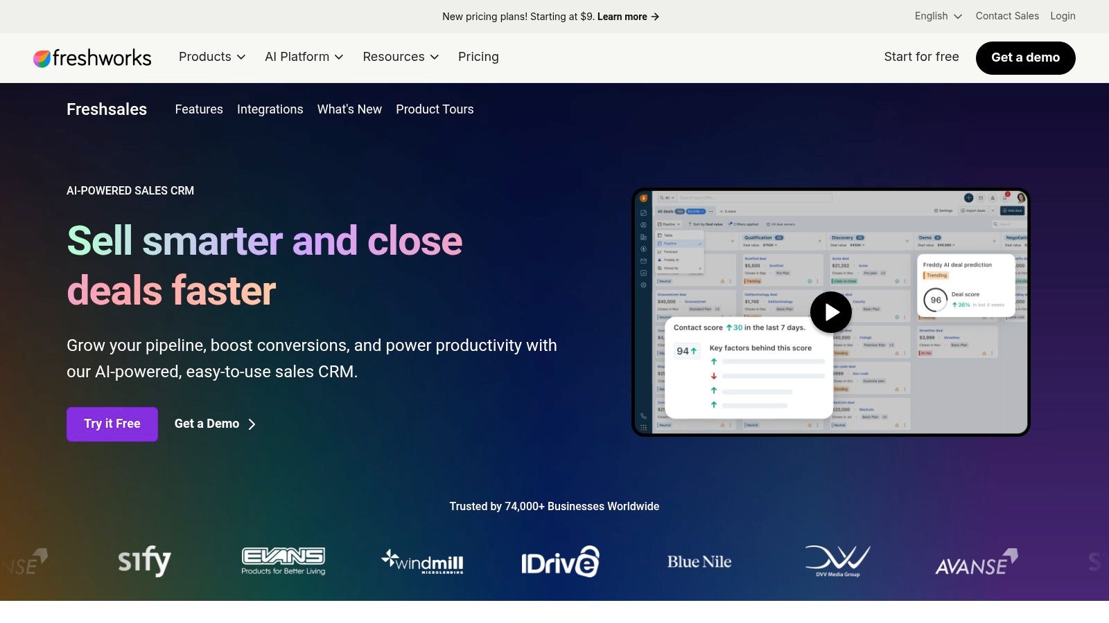 Freshsales (Freshworks CRM)