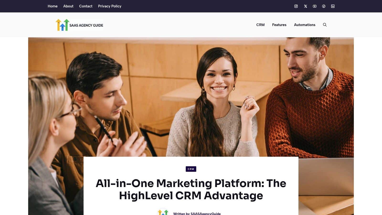 All-In-One Content & CRM, The HighLevel Advantage
