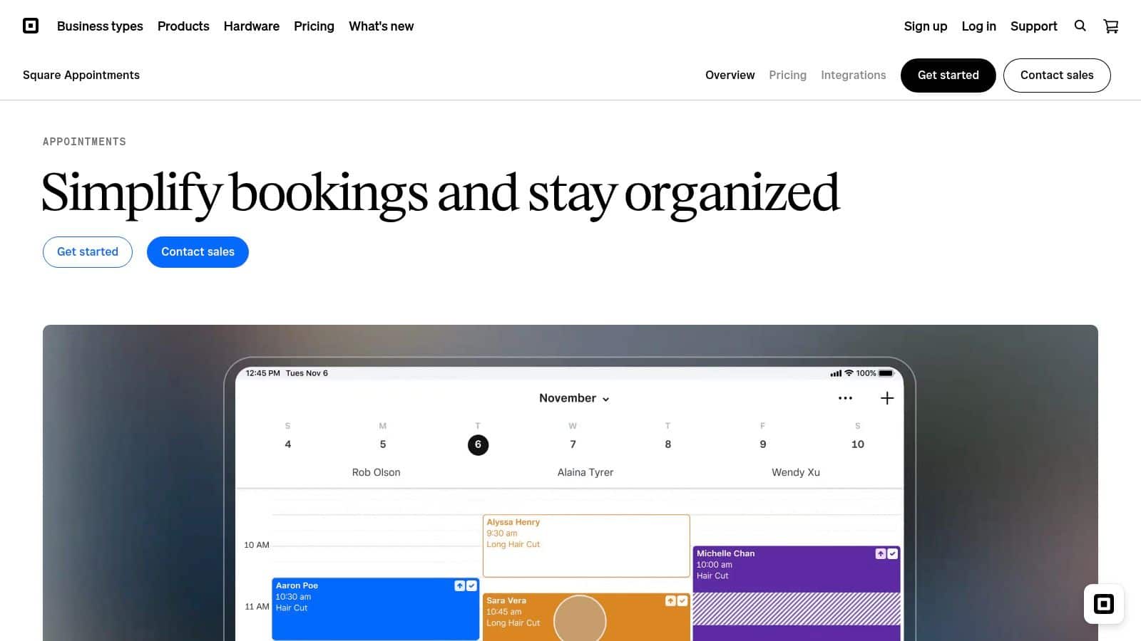 Square Appointments: Best for Square POS Users