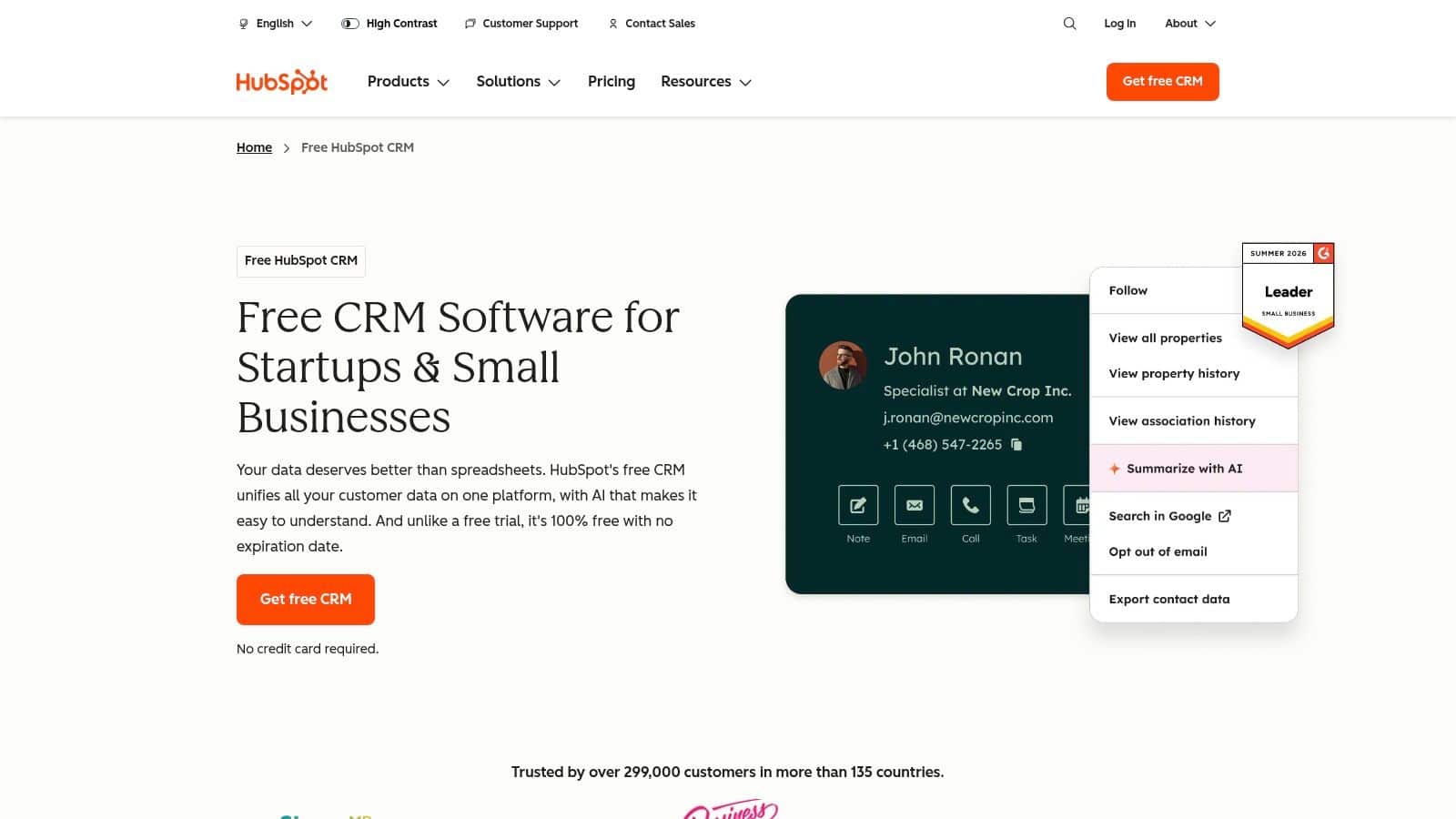 HubSpot CRM + Sales Hub