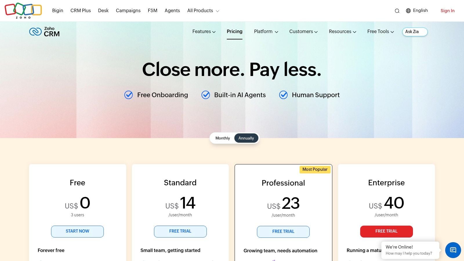 Zoho CRM