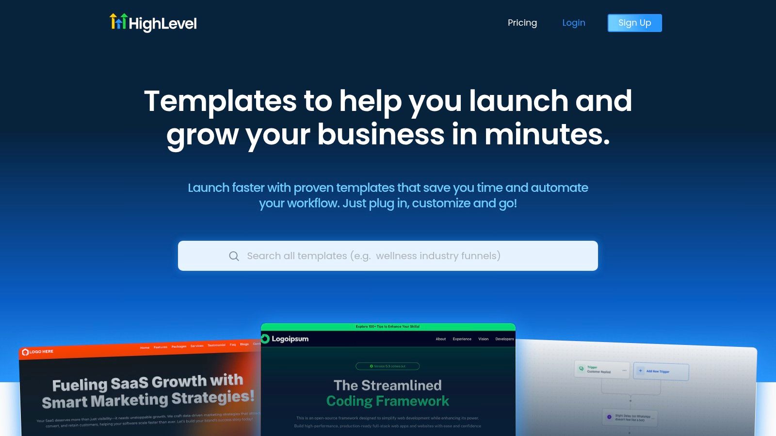 HighLevel Template Library (Forms)